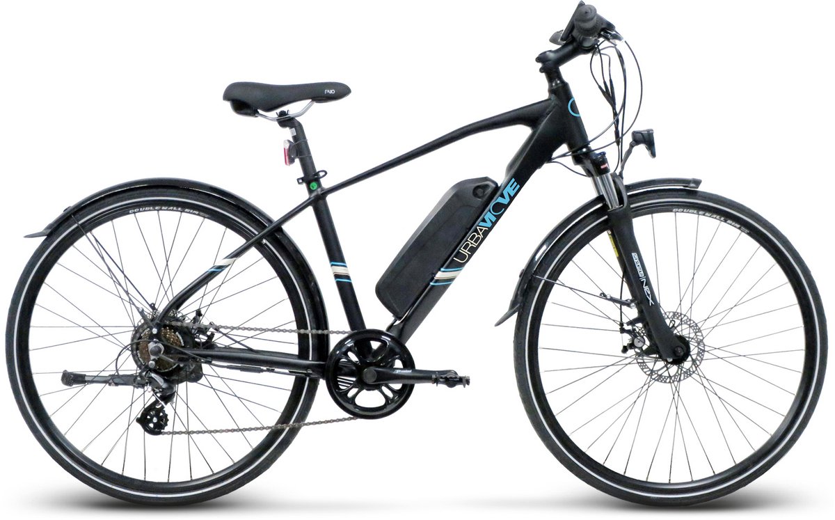 UrbanMove Anyway E100 trekking ebike 13Ah 28 inch zwart (8015244532134)