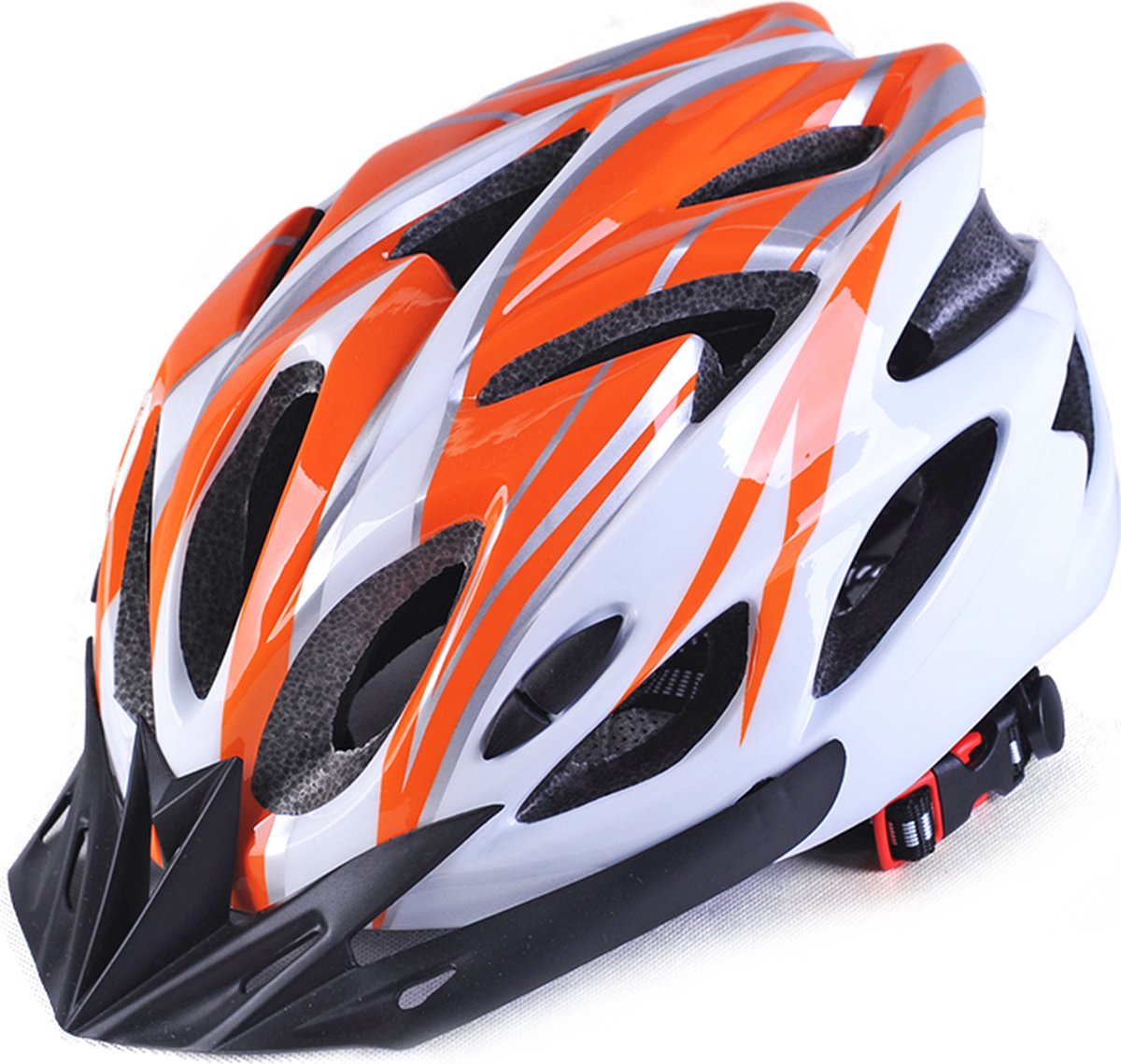 VFLY Fietshelm - Skateboard - Heren/Dames - 57-62CM - Oranje/Wit (0781159574573)