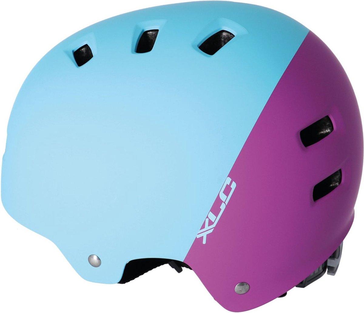 XLC Fietshelm Urban - L/XL - Blauw/Paars - BH-C22 (4055149362188)