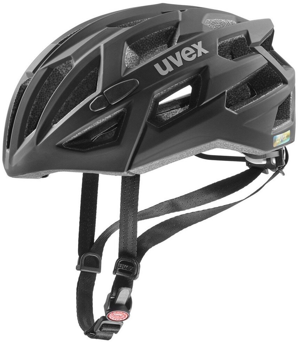 uvex Race 7 Fietshelm Black - Unisex - maat 55-61 (4043197312361)