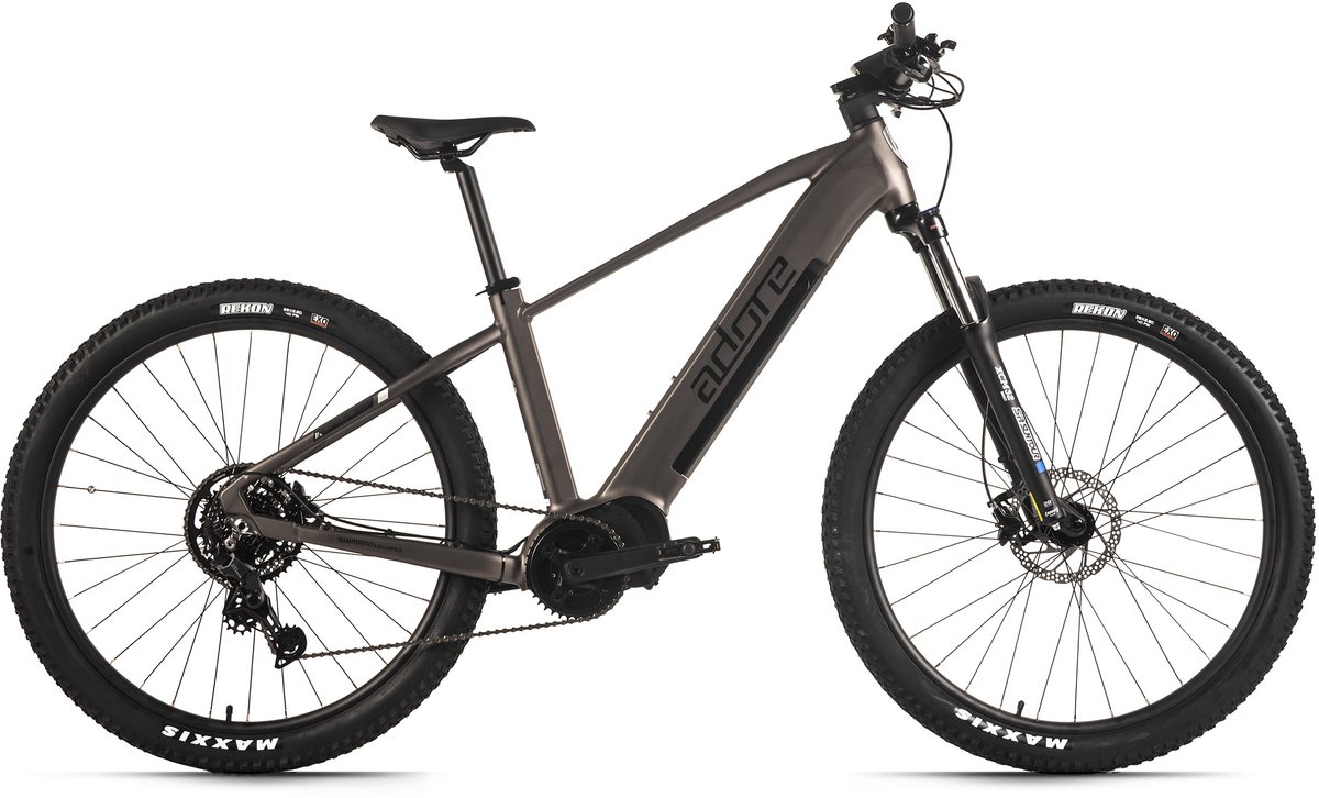 ADORE E-Mountainbike Hardtail 29" GX-750 middenmotor 130Nm / 15Ah platina-grijs mat (4250547534520)