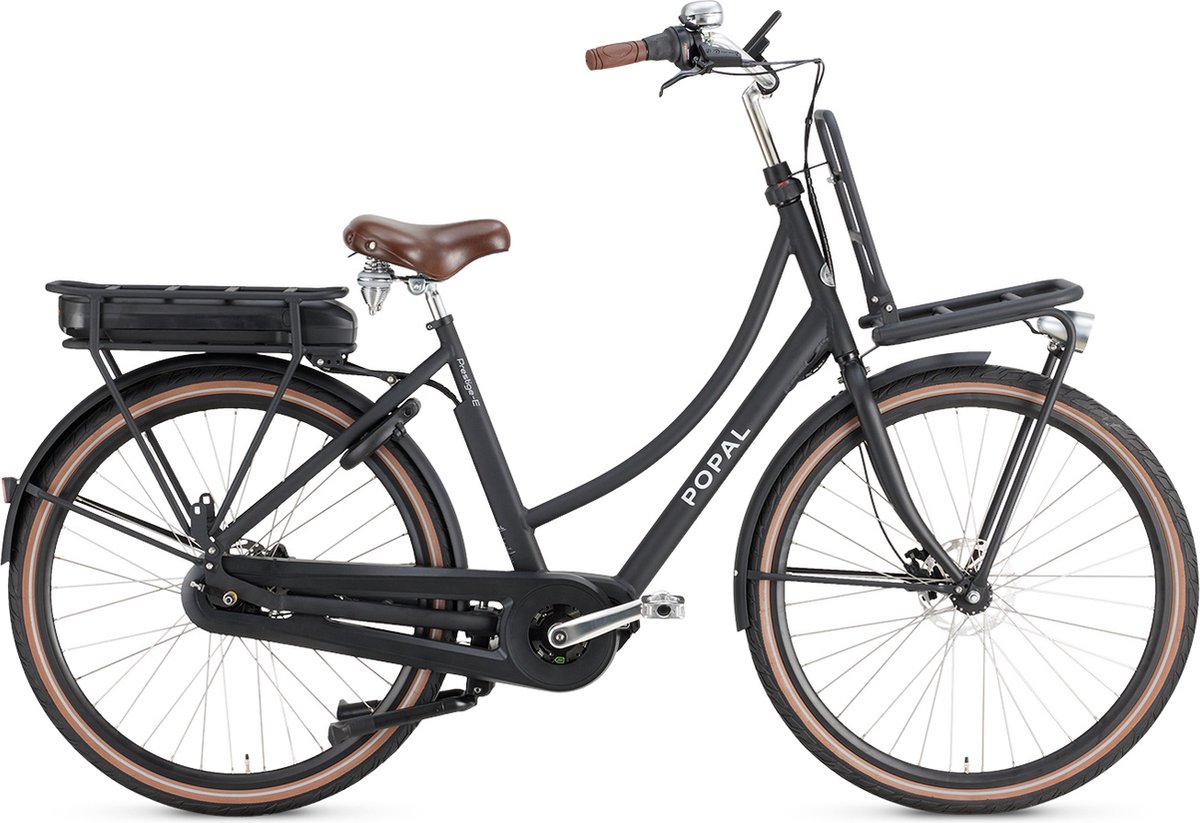 Daily Dutch Prestige-E Elektrische Fiets - E-bike 28 Inch - Damesfiets 59 cm - 7 Versnellingen - Hydraulische schijfrem - 562 Wh Accu - Matzwart (8719636019325)
