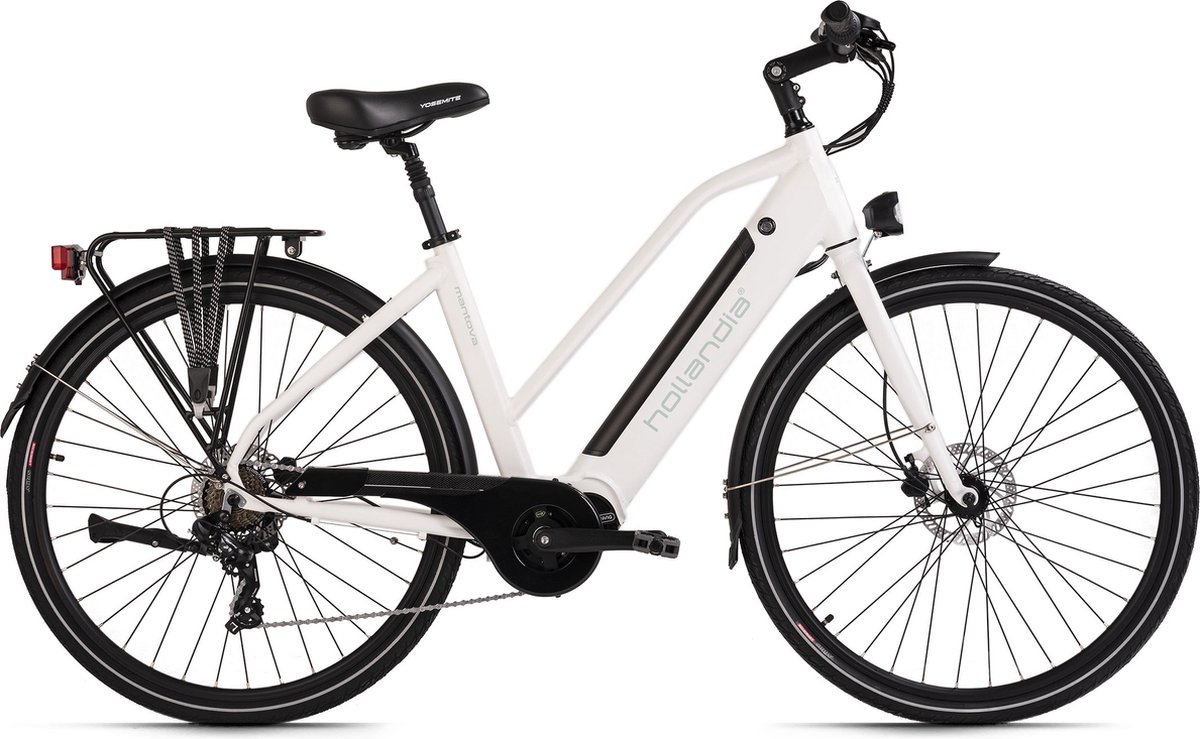 Hollandia Fiets (elektrisch) Alu E-Citybike Dames Hollandia Mantova 28'' E-Bike wit 7 versnellingen - 49 cm (4250547533059)