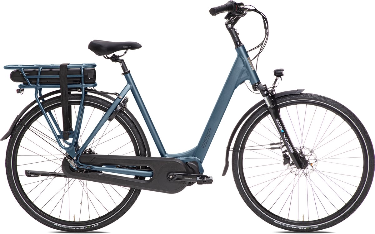 BSP Boozz Women Elektrische fiets Damesfiets E-Bike - S 51cm - Deep Sky Blue - Donkerblauw (8715105230079)