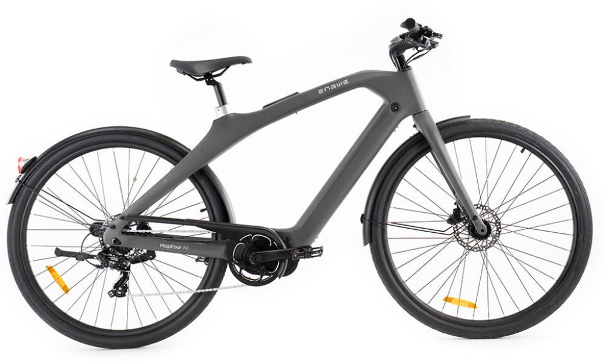 ENGWE MapFour N1 Pro Elektrische Fiets - E-bike - Hoge Instap - 28 Inch - 250W Motor - 100 km Actieradius - Hydraulische Schijfremmen - Grijs (6152302285297)