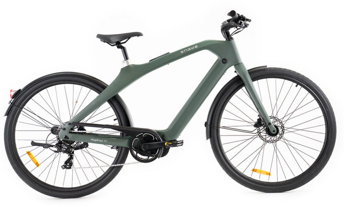 ENGWE MapFour N1 Pro Elektrische Fiets - E-bike - Hoge Instap - 28 Inch - 250W Motor - 100 km Actieradius - Hydraulische Schijfremmen - Groen (6152302290215)