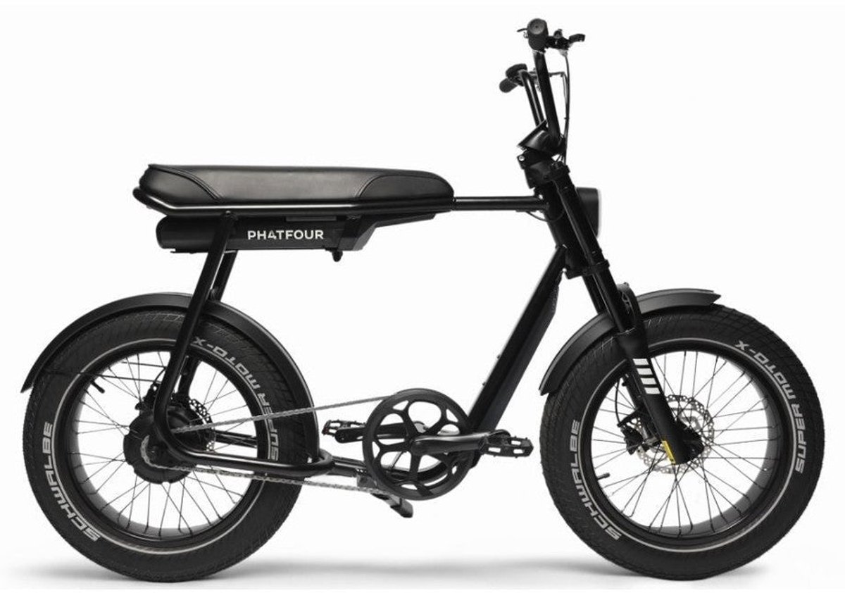 Phatfour FLXS - Zwart - 522Wh - Elektrische Fatbike (8785307552484)