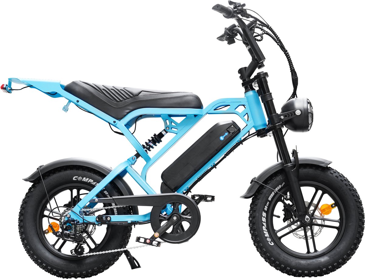 V20 Mini - Lichtblauw - 468Wh - Elektrische Fatbike (8785307556413)
