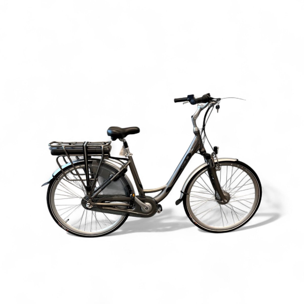 Vogue Basic Elektrische Fiets 3 versnellingen 13Ah - Mat Grijs (8785307531342)