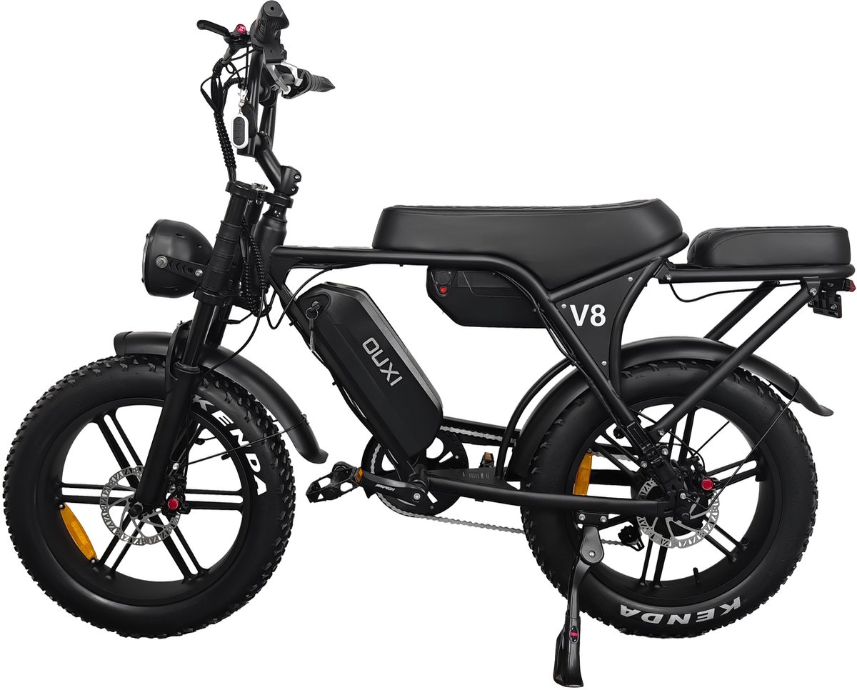 Ouxi V8 Max Fatbike - Zwart - Dubbele Accu (8785307558820)