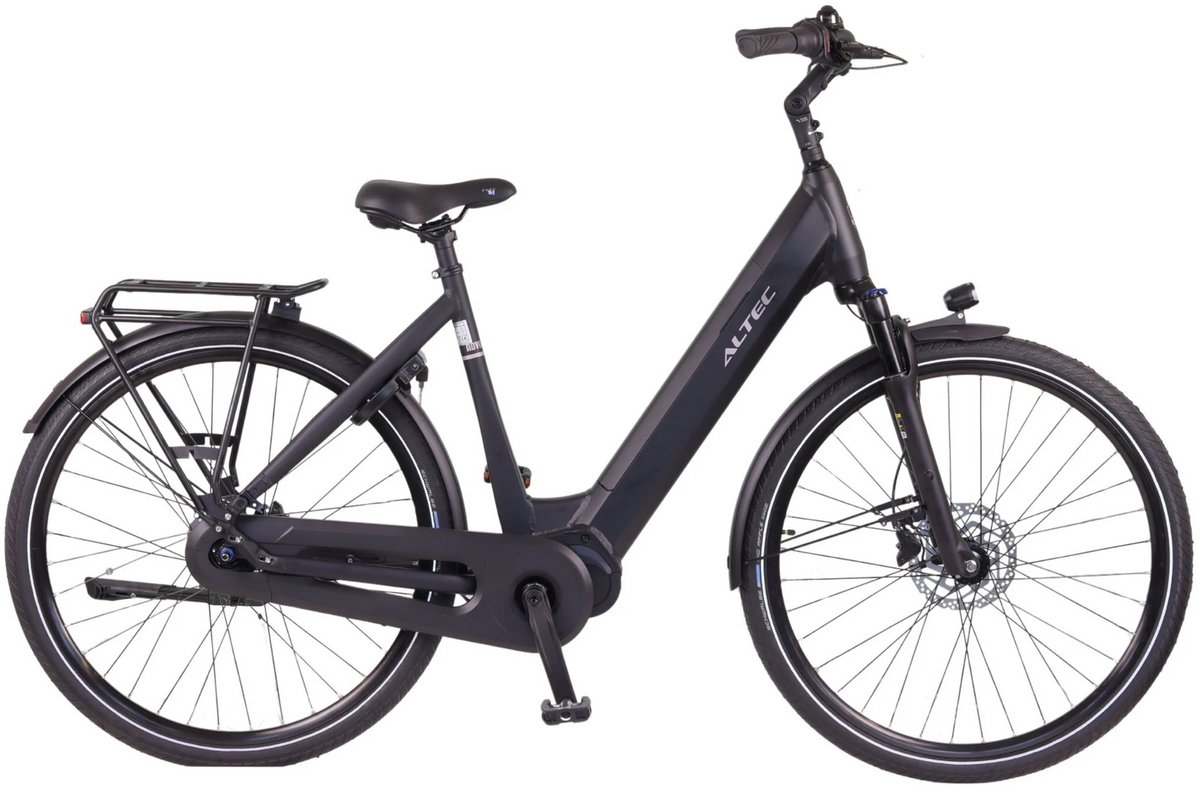 Altec Adventure - Elektrische Fiets - Mat Zwart - 28 inch - Accu 733Wh (19.8Ah) - 250W (80Nm) Ananda Middenmotor - Shimano Nexus 7 Versnellingen - Hydraulische Remmen (5420000085633)