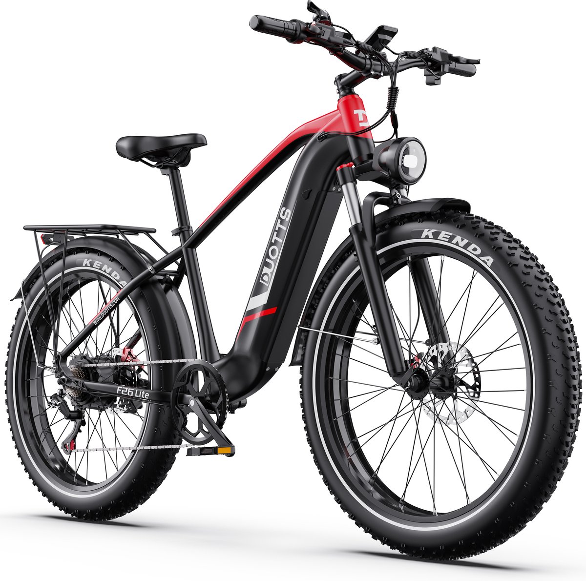 DUOTTS F26 Lite elektrische mountainbike - 864Wh accu - 250W motor - zwart (0717931604909)
