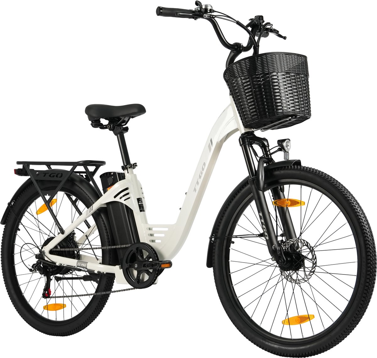 Elektrische Fiets TTGO C2 Pro - 250W Motor - 36V 18Ah Accu - Bereik 80-120km - 26