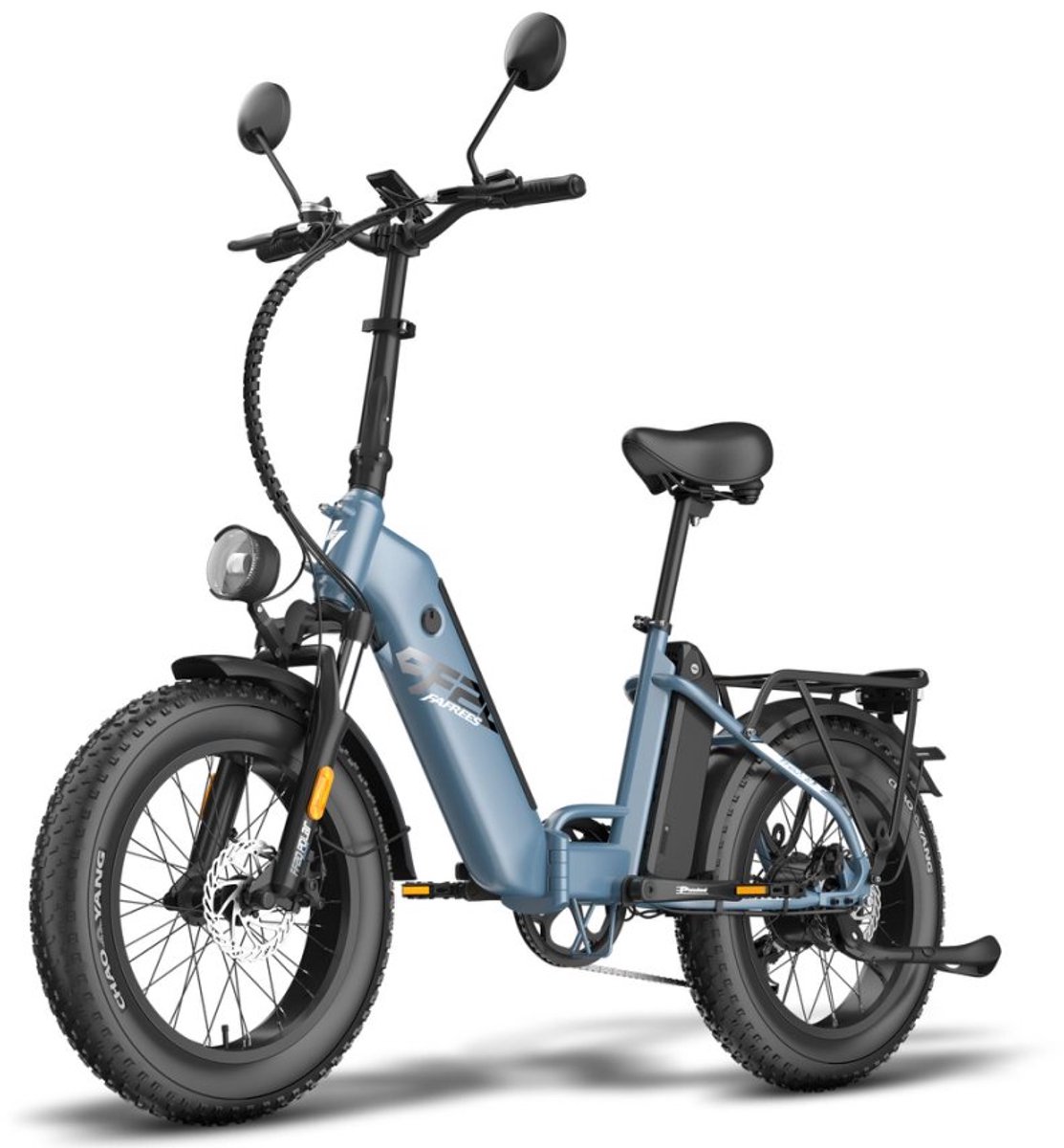 FAFREES FF20 Polar Fatbike - vouwfiets voor heren & dames - 20 inch - blauw (0132691671662)