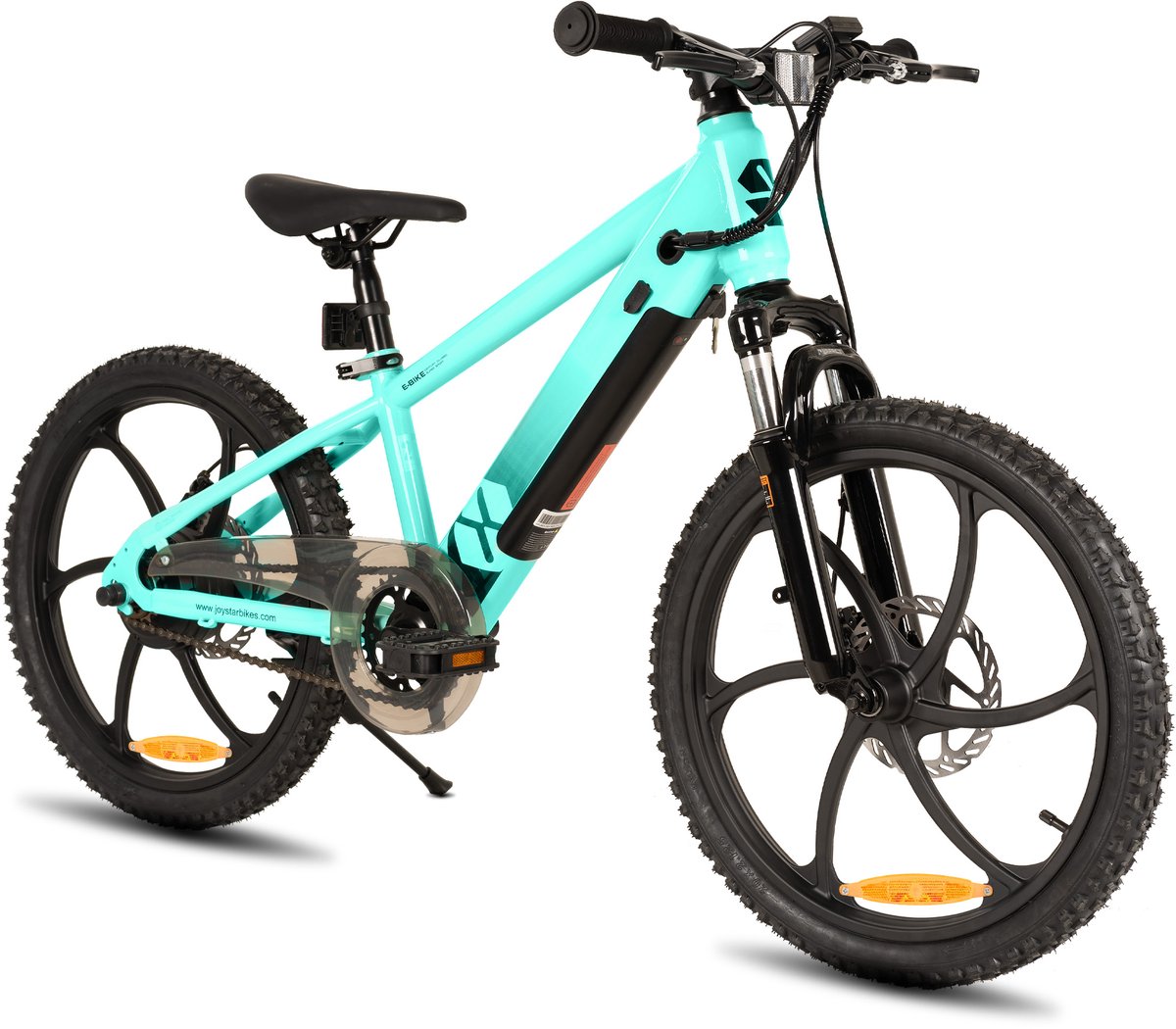 JOYSTAR Elektrische Fiets E-Bike - 20 Inch - Voor Kinderen/Tieners - 250W Motor - 1 Versnelling - Bladwiel - Mechanische Schijfremmen - Groente (6940194087347)