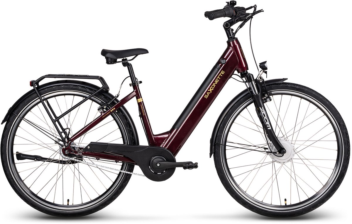 Saxonette Comfort Plus 5.0 dames ebike Nexus 7 13Ah wijnrood (4255698801842)