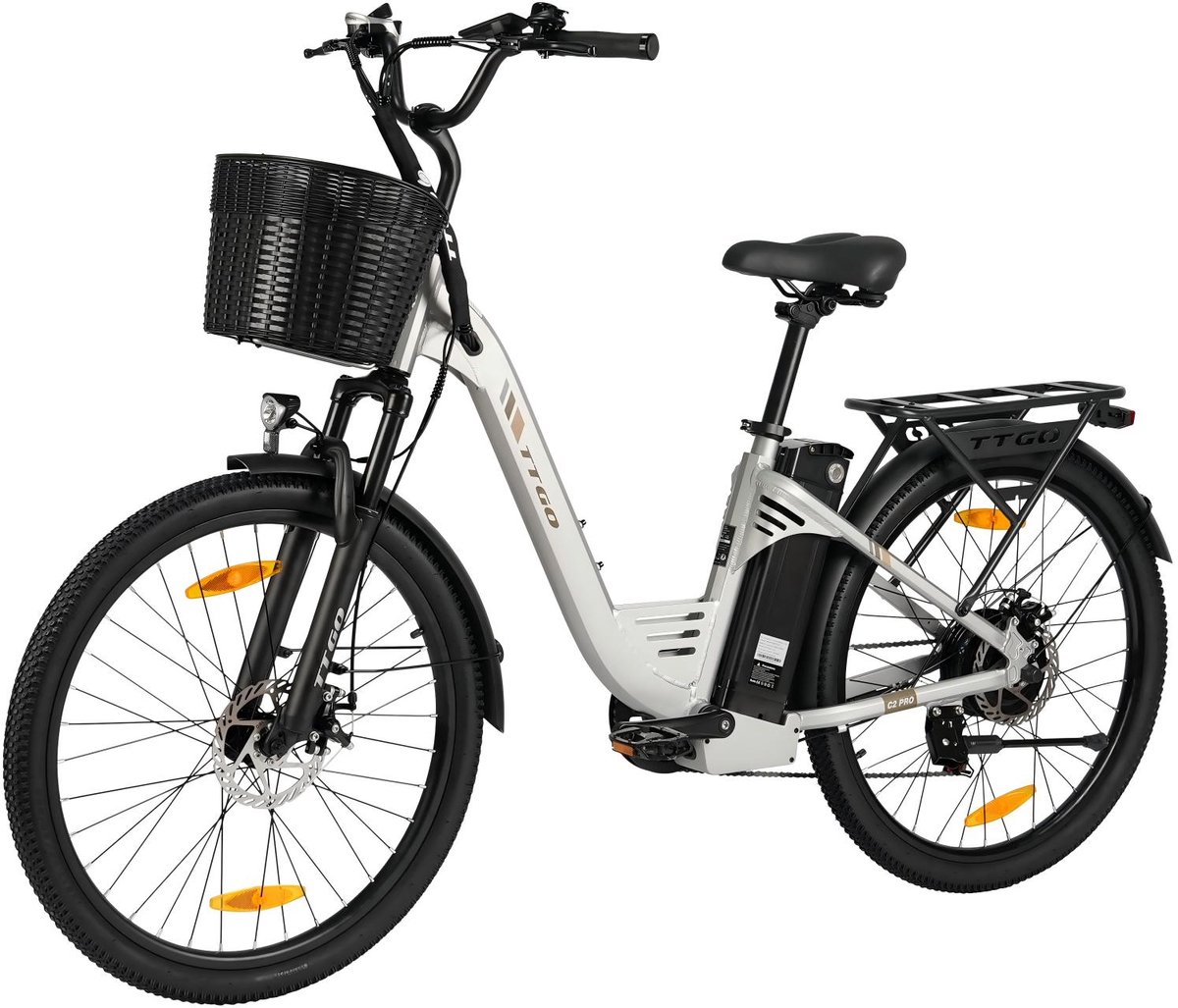 TTGO C2 PRO Elektrische Fiets - 250W Motor - 36V18Ah Accu - 26x1.95