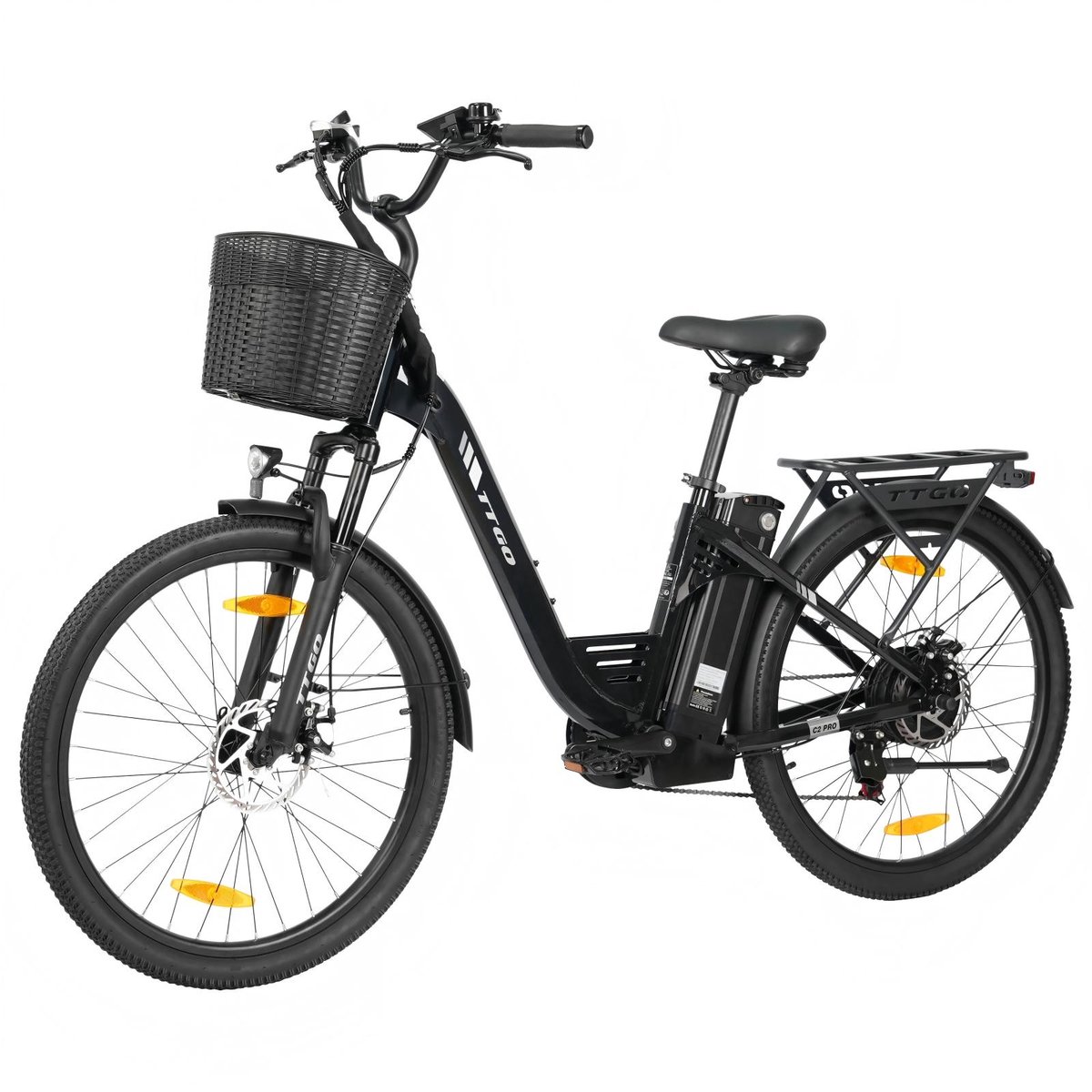 TTGO C2 PRO Elektrische Fiets - 250W Motor - 36V18Ah Accu - 26x1.95