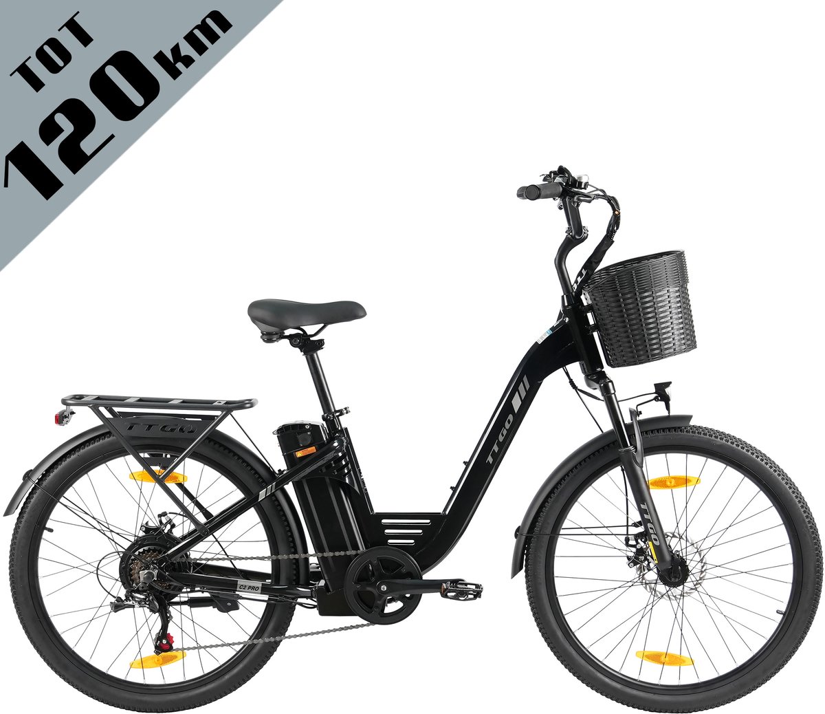 TTGO Elektrische Fiets C2 Pro - 26