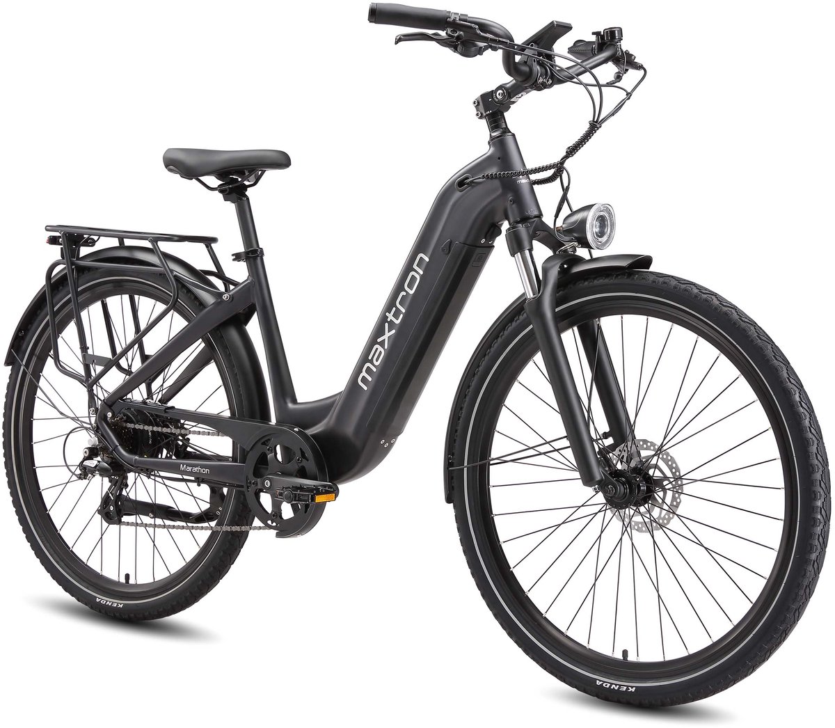 Maxtron Marathon Elektrische Fiets - 36V 22.5Ah Accu - Actieradius tot 160 km - 27.5×2.0 Inch Banden - Stadsfiets - Mechanische Schijfremmen - Max. Belastbaar 120 kg - Paars (0717544481201)
