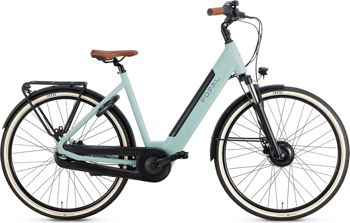 Popal Novel FM elektrische bike - 28 inch damesfiets 53 cm - mintgroen (8719636019493)