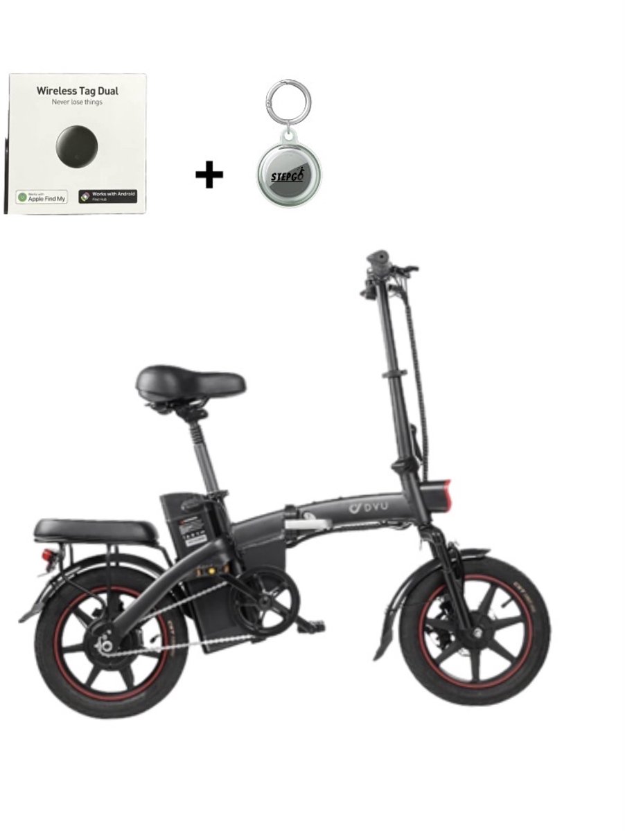 elektrische fiets - vouwfiets - DYU A5 - opvouwbaar - inclusief tracker traceer systeem - 50/60 km bereik (8721325275479)
